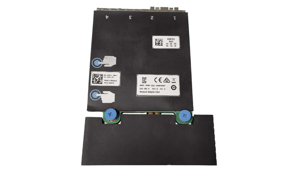 Dell 5V6Y4 QLogic QL41264 2x 10GB SFP / 2x 1GB RJ-45 Network Daughter Card