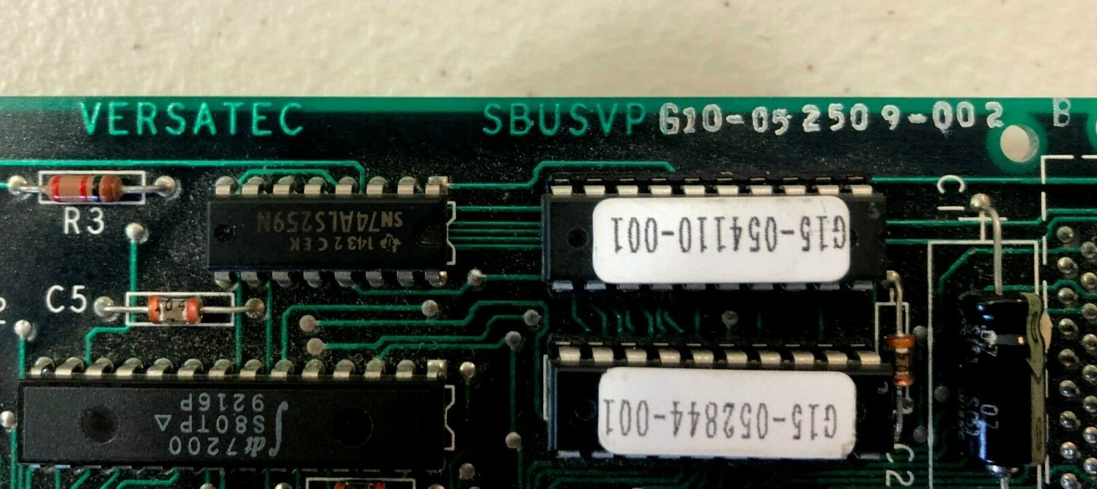 VERSATEC, 37-pin, SBUSVP Plotter Interface, G10-052509-002, from SUN SPARQ