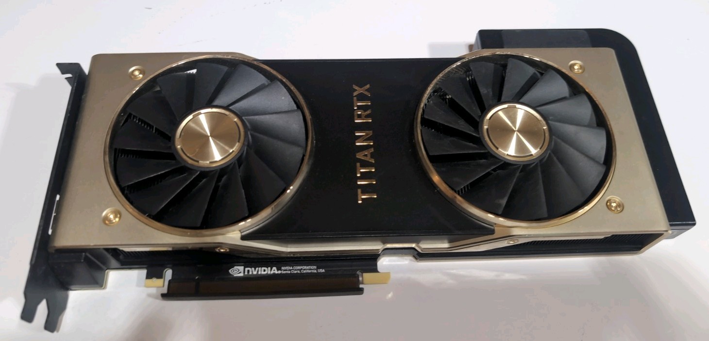 NVIDIA Titan RTX 24GB GDDR6 PCI Express 3.0 Video Graphics Card w/EVGA Powerlink