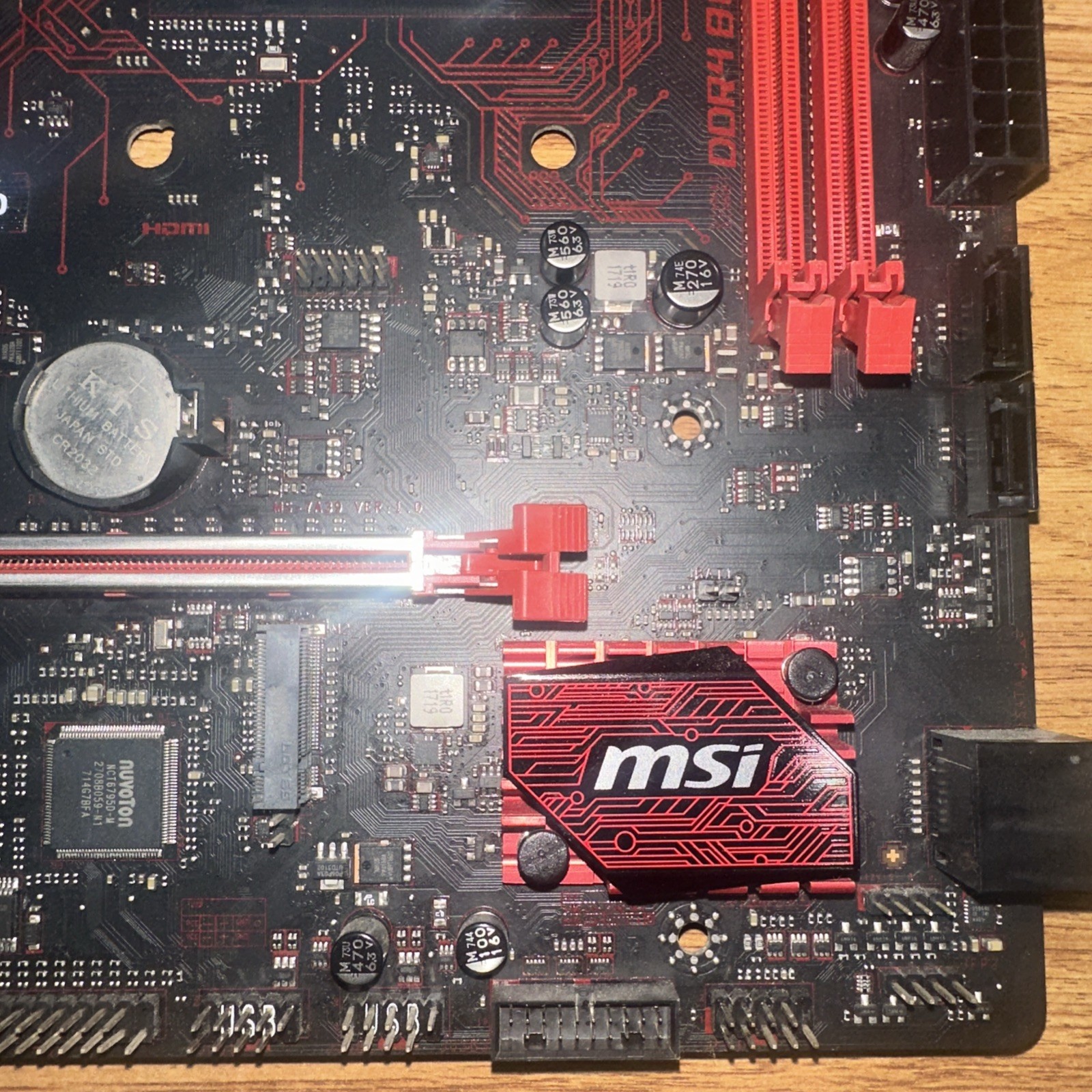 MSI B350MGAMINGPRO AMD Socket Motherboard *TESTED*