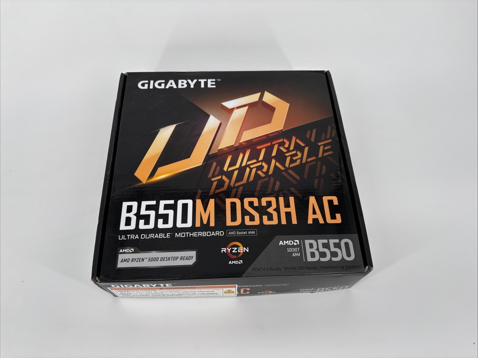 B550M DS3H AC (AM4 AMD/B550/Micro ATX/Dual M.2/SATA 6Gb/s/USB 3.2 Gen 1/PCIe …