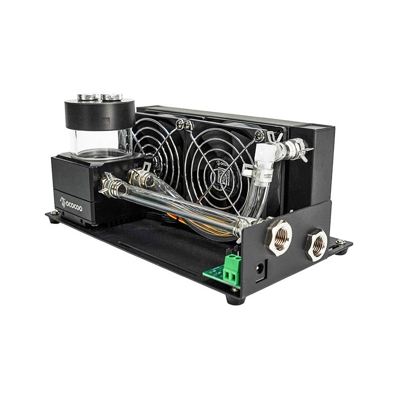 OCOCOO AC160 Industrial Water Cooling Kit Copper Radiator 5M Lift Pump 12V DIY P
