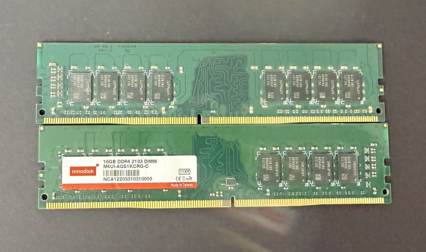 Innodisk 16GB DDR4 2133MHz UDIMM Desktop RAM M4UI-AGS1KCRG-C Tested 100%