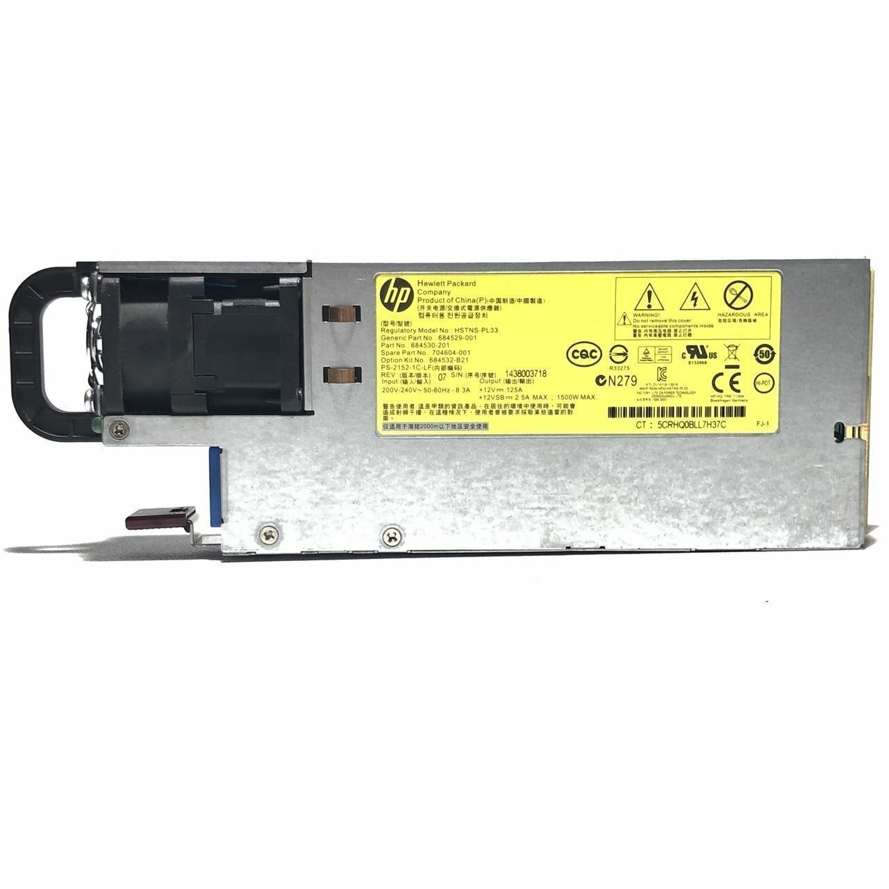HP Platinum Plus 1500W Power Supply HSTNS-PL33