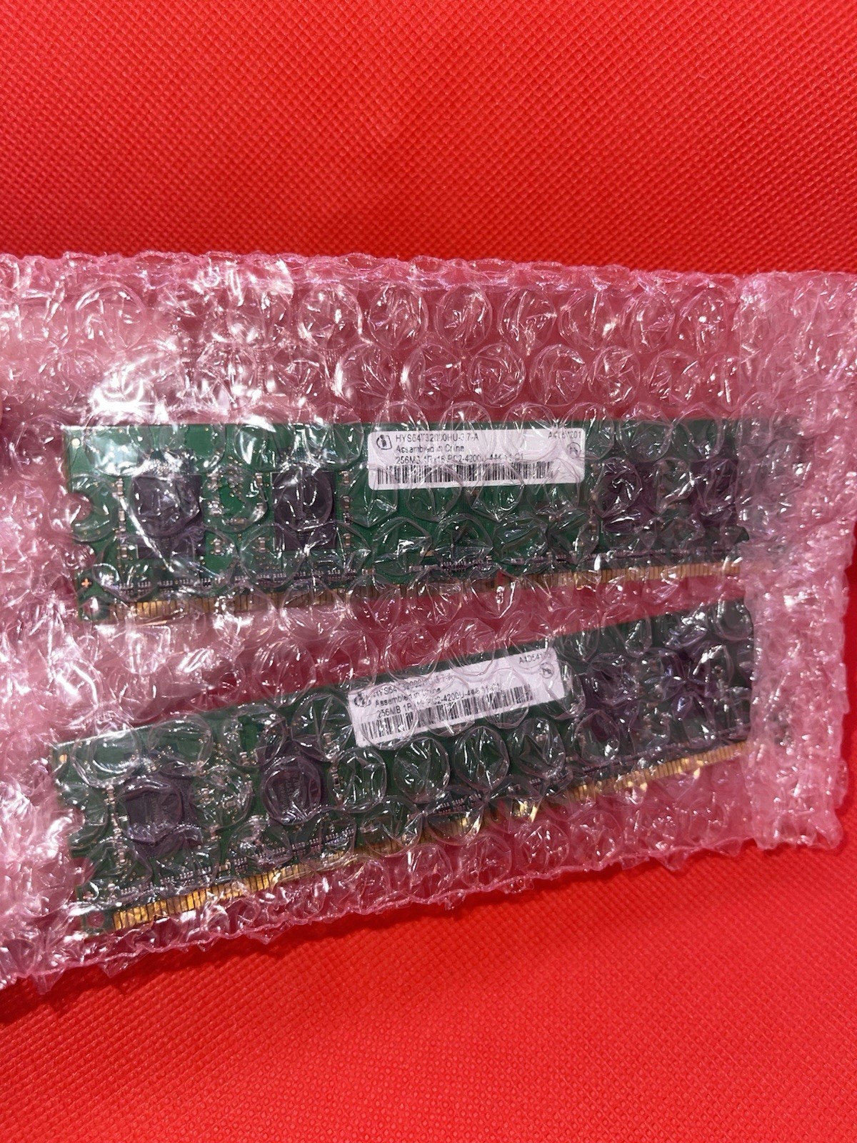 (2) 256MB RAM 1Rx16 PC2-4200-444-11-C1 New!