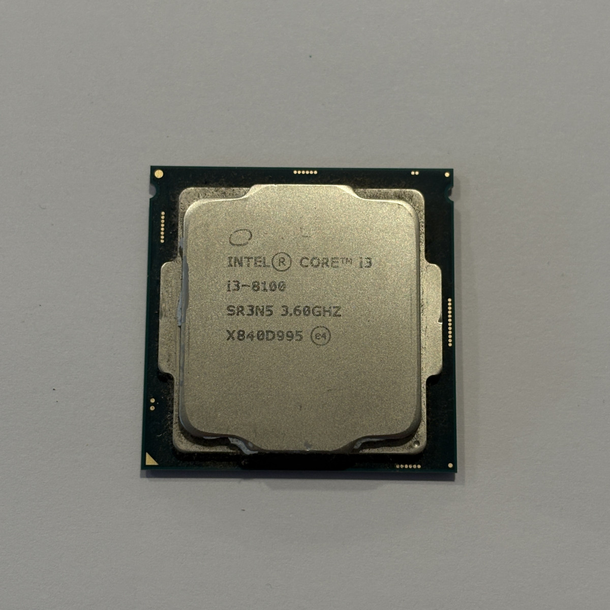 Intel Core i3-8100 SR3N5 3.60GHz Quad-Core LGA1151 Desktop CPU Processor