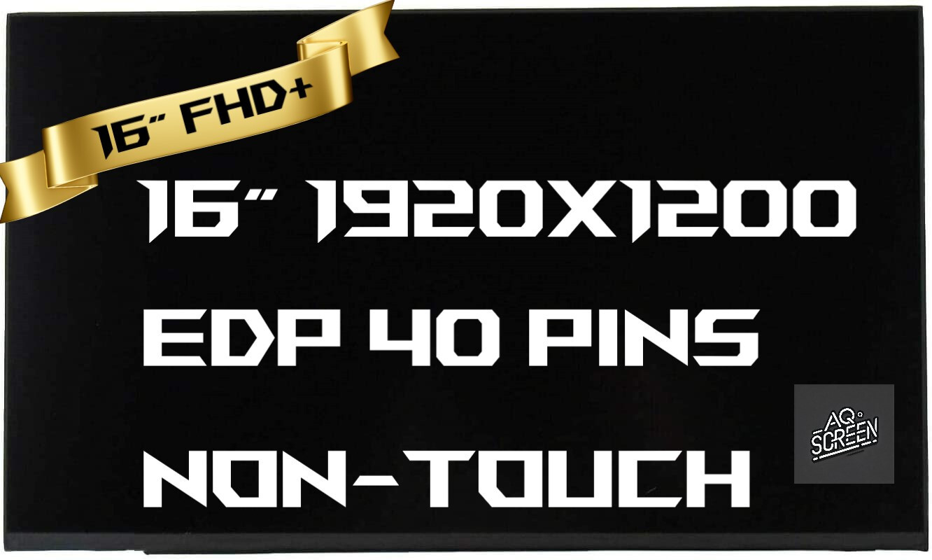 MSI P/N S1J-AB0A005-I75 N160JME-GTK REV.C2 16″ 165Hz IPS LCD Screen LED Display