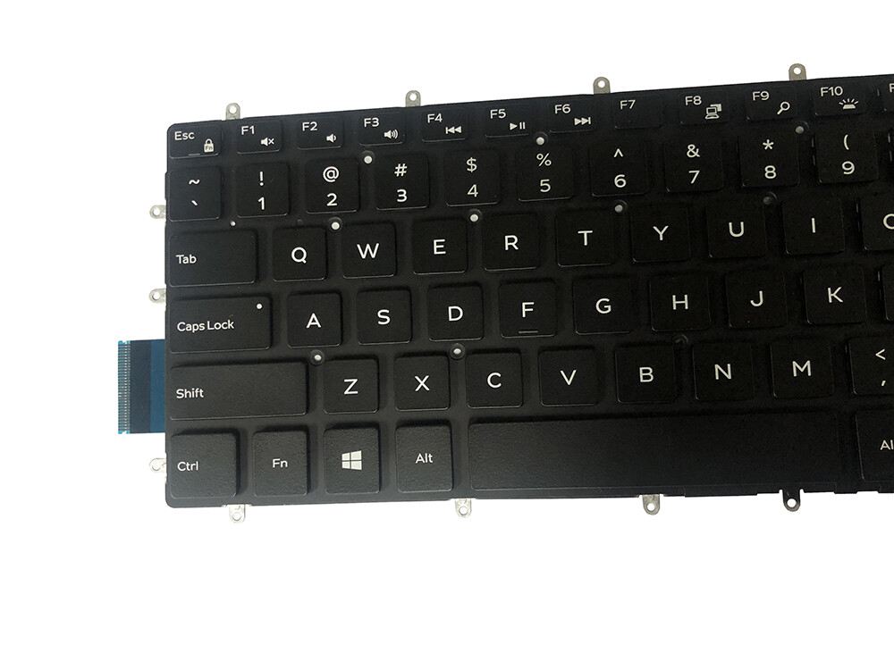New For DELL Gaming G7 15 7588 G7 7588 7590 7790 white Backlit Keyboard Black
