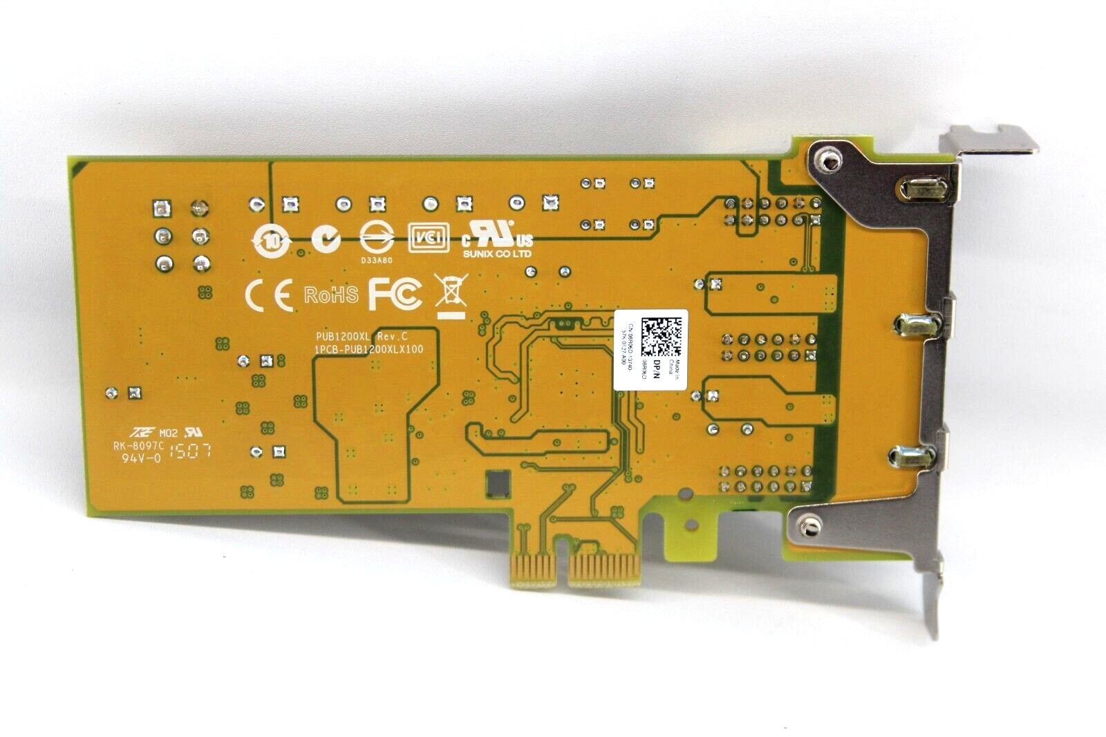 New SUNIX PUB0300XL 3x12V Powered USB LP PCI-E Card DP/N 08R06D