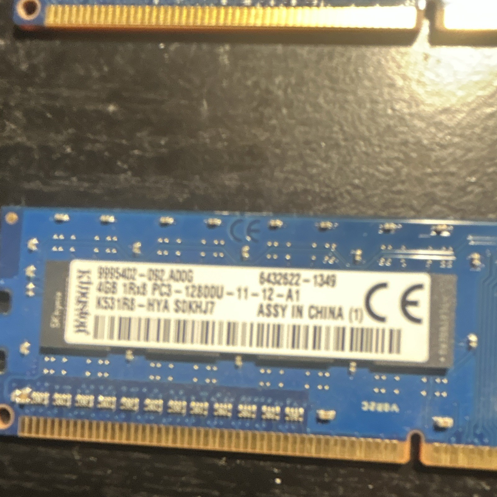 SK hynix 8GB (2x4GB) DDR3 PC3-12800U 240-Pin DIMM Unbuffered HMT351U6CFR8C-H9