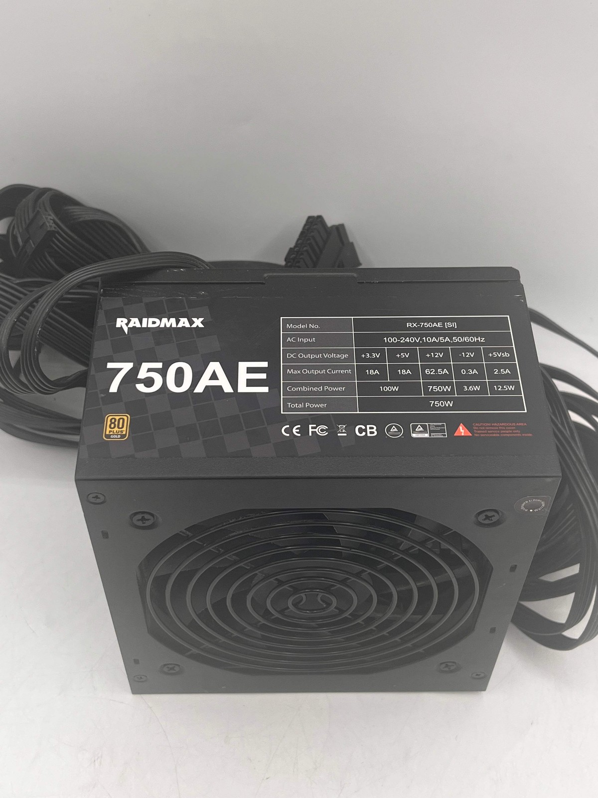 RAIDMAX Cobra 750W Gold ATX 3.1 Power Supply RX-750AE-D