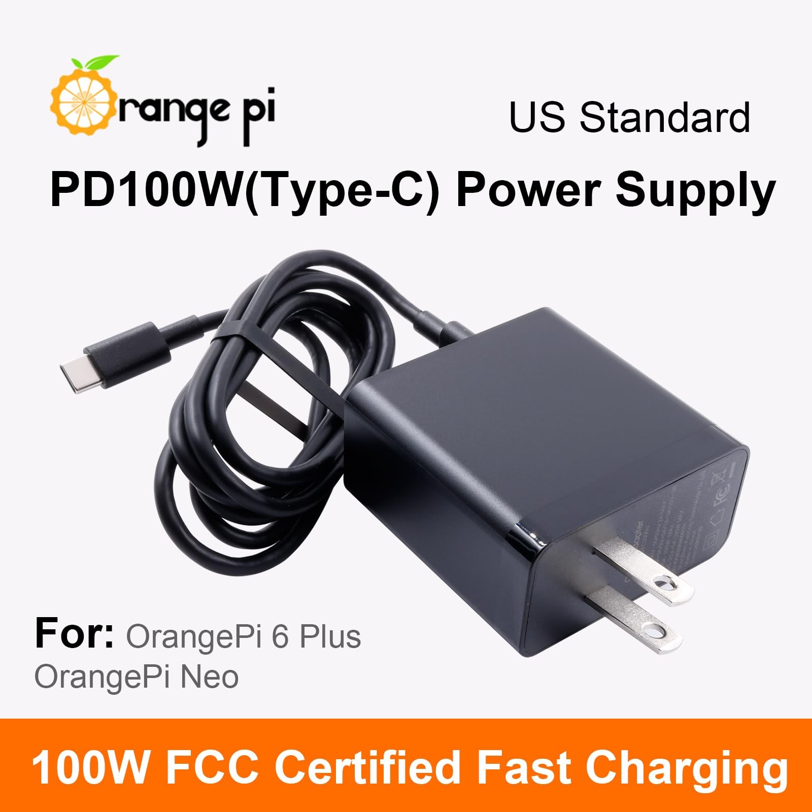 100W TypeC Power Supply Adapter USB C Charger Transformer US Standard Plug