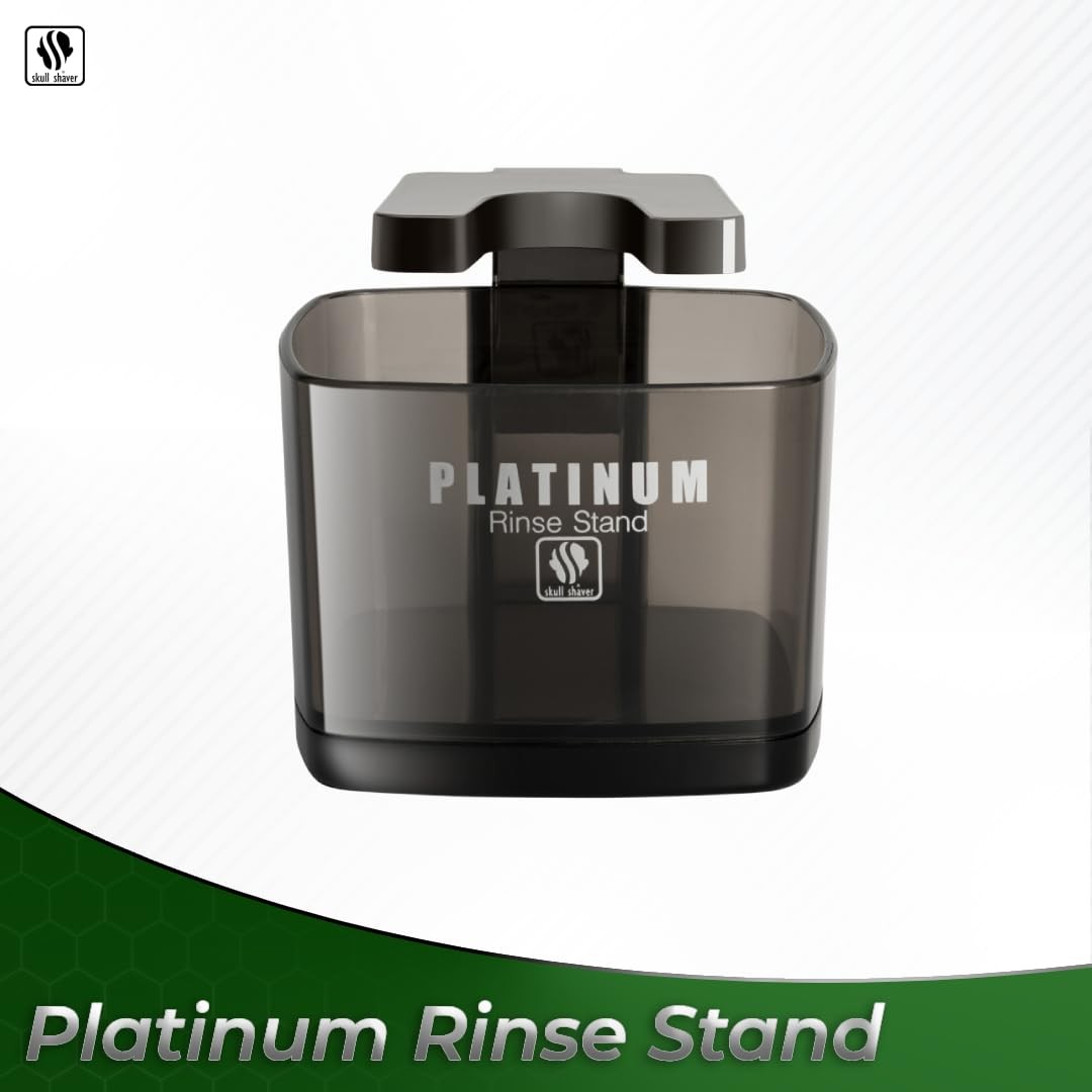 SKULL SHAVER Platinum Rinse Stand – Ultimate 1 Count (Pack of 1), Black
