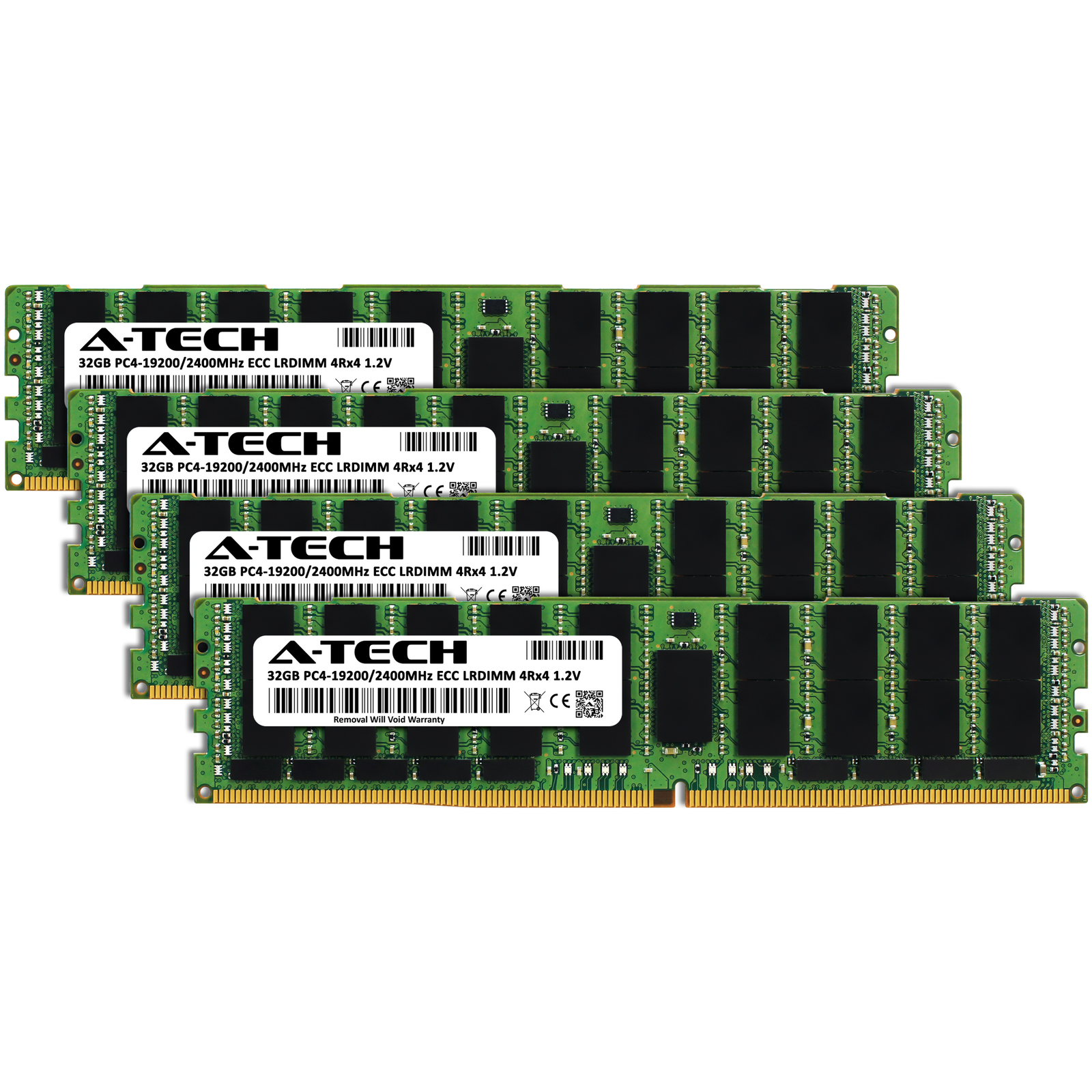 128GB 4x 32GB PC4-2400 LRDIMM Supermicro X10DRi X10DRi-T Memory RAM