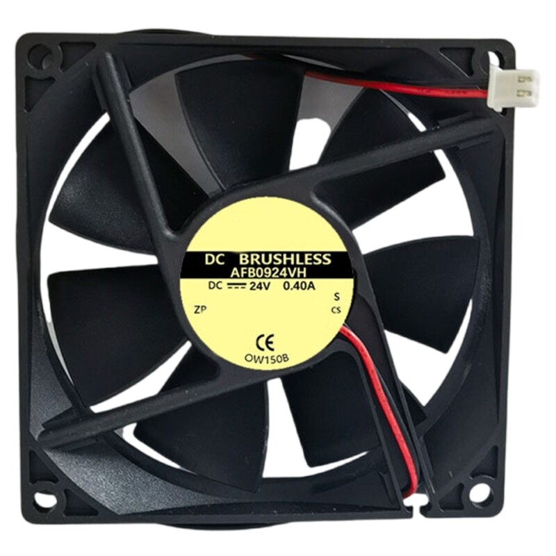 90mm 24V 0.4A 9025 90mmx25mm 4.72inch High Speed Double Bearing Fan 81.47CFM