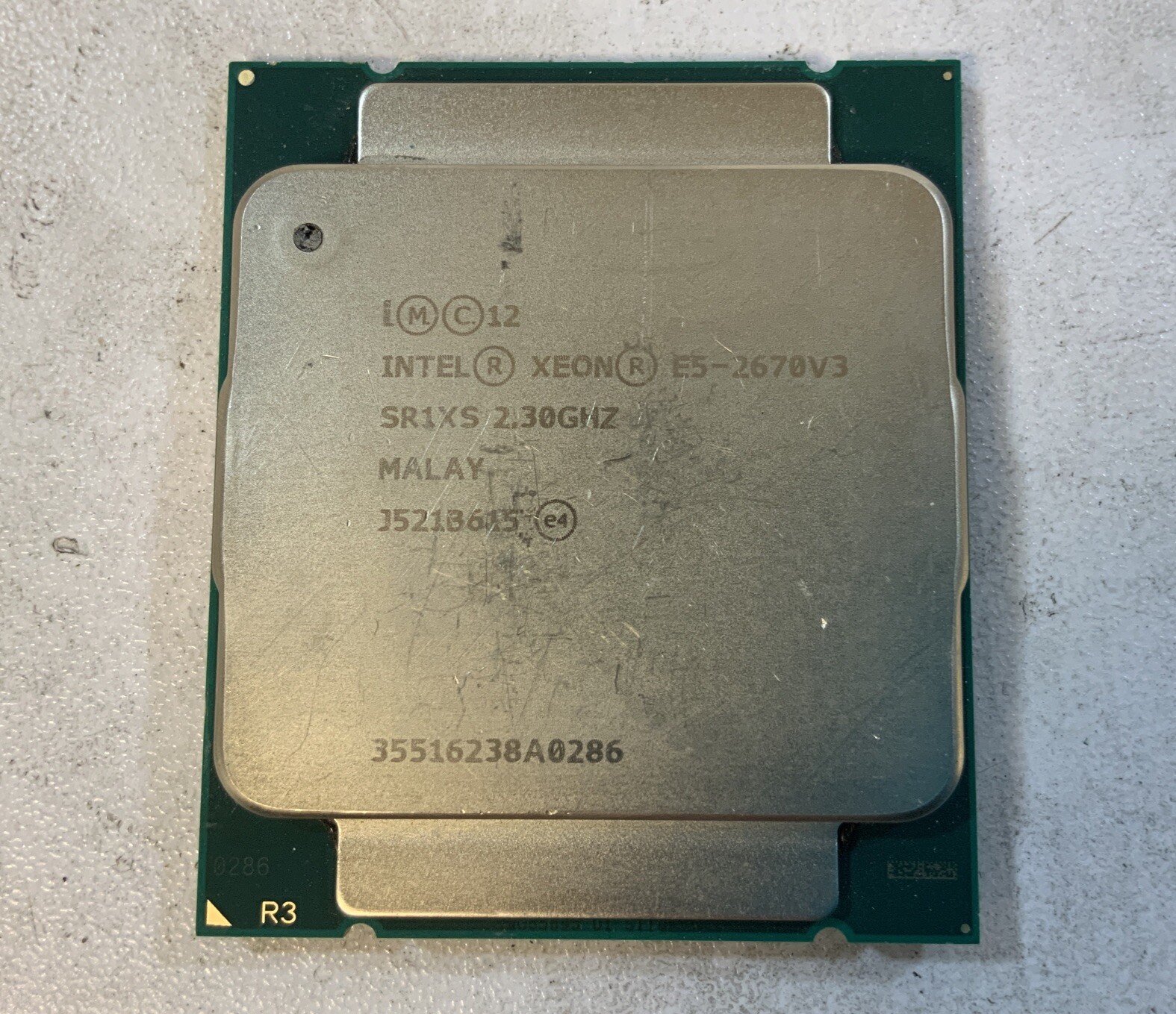 Intel Xeon E5-2670V3 2.3 GHz SR1XS 12-Cores processor-Q3C
