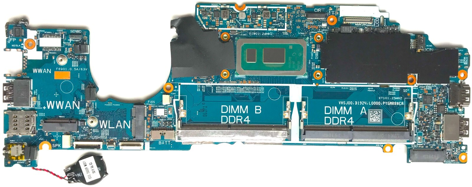 Dell Latitude 5300 2-in-1 Motherboard intel i5-8365U 18717-1 CN-0H7KTP Tested