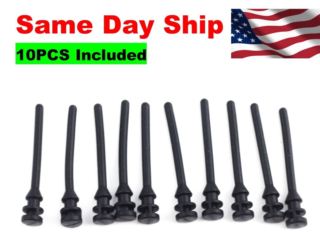 10 Pcs Anti Vibration Flexible Rubber Silicone Mount Screws for PC Case Fan