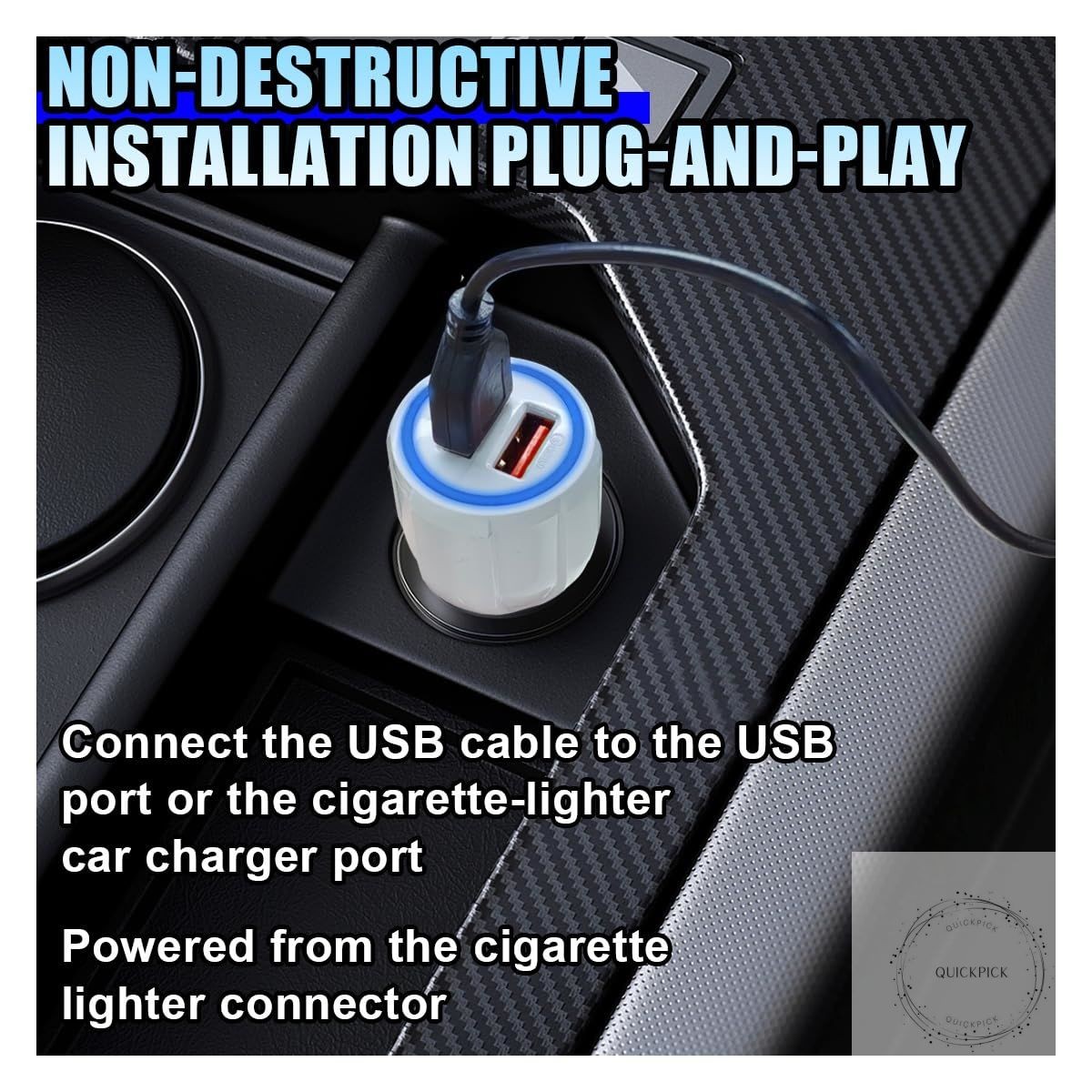 Car HUD GPS Digital Speedometer, MPH Speed Meter with LED Large Font Head Up Dis