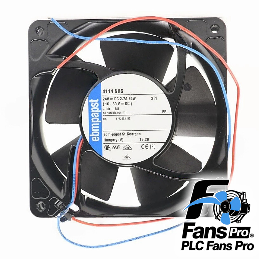 1PCS New Ebmpapst 4114NH6 24V 120x120x38mm Transmitter Cooling Fan Free delivery