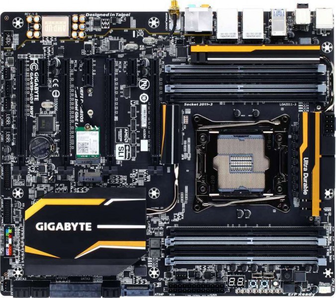 GIGABYTE GA-X99-UD5 WiFi Intel X99 motherboard with Intel 5960x cpu