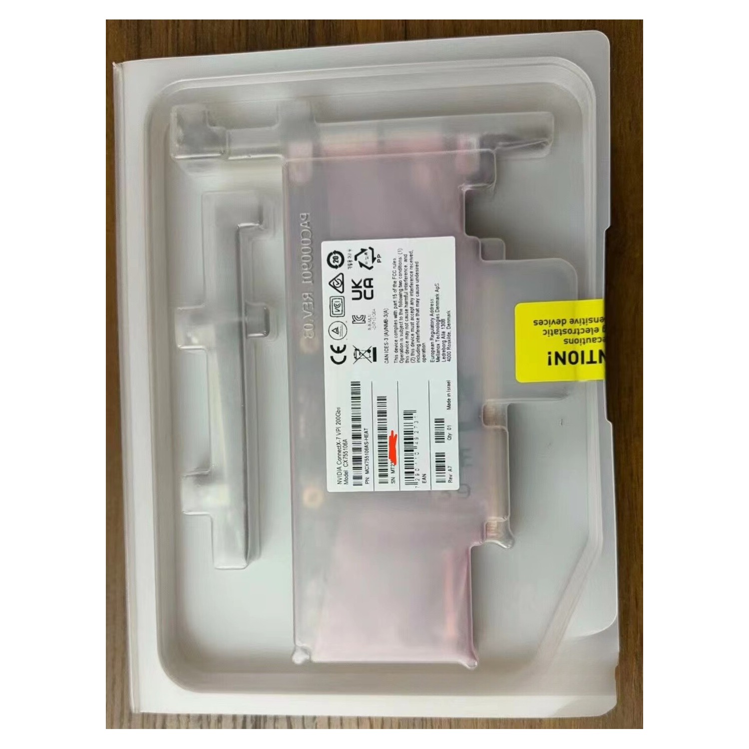 Nvidia MCX75310AAS-HEAT CONNECTX-7 ADAP CARD 200GB/S SINGLE-PORT OSFP PCIE 5.0 X