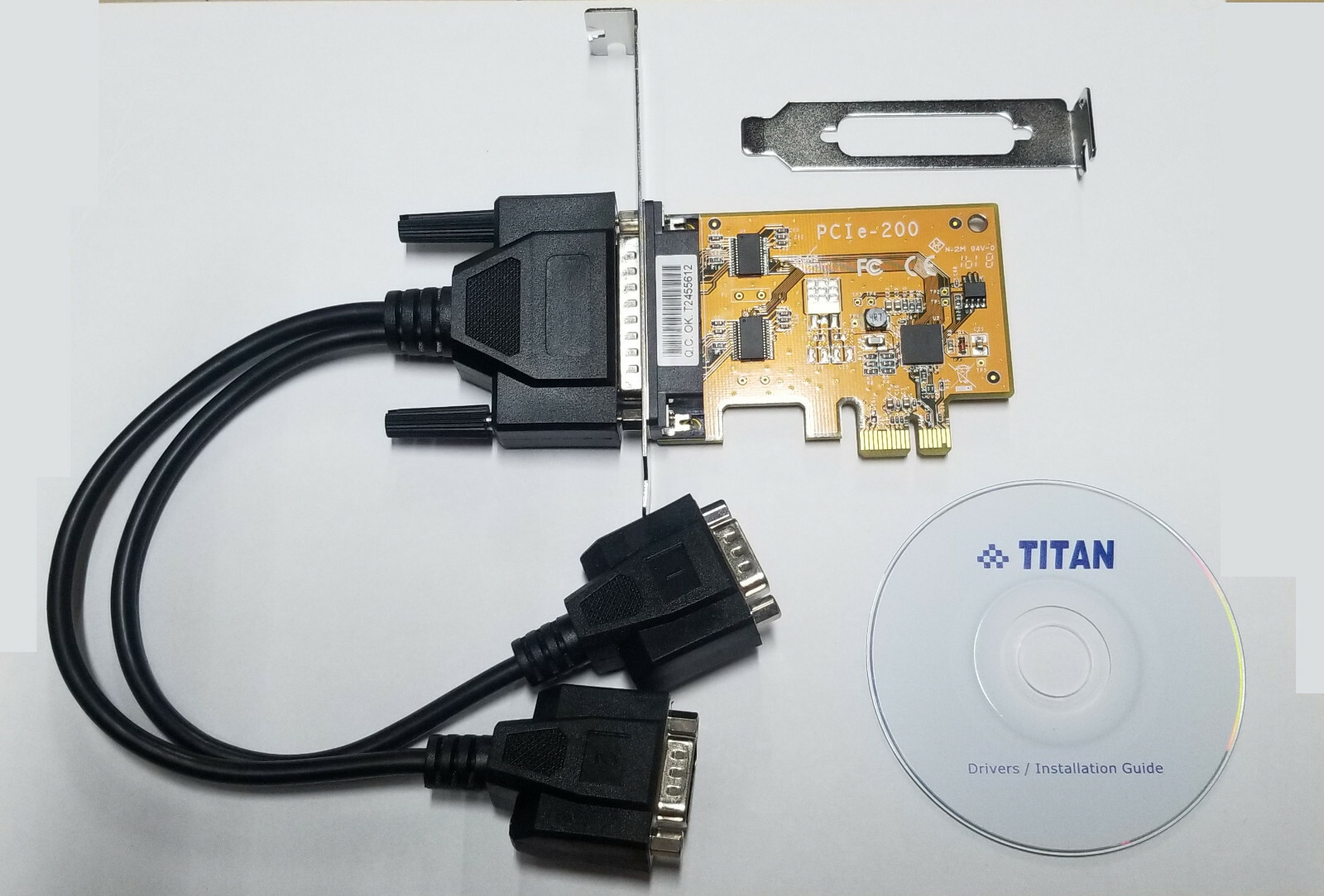 VSCom 2-port RS232 Serial PCIex (PCI Express) card