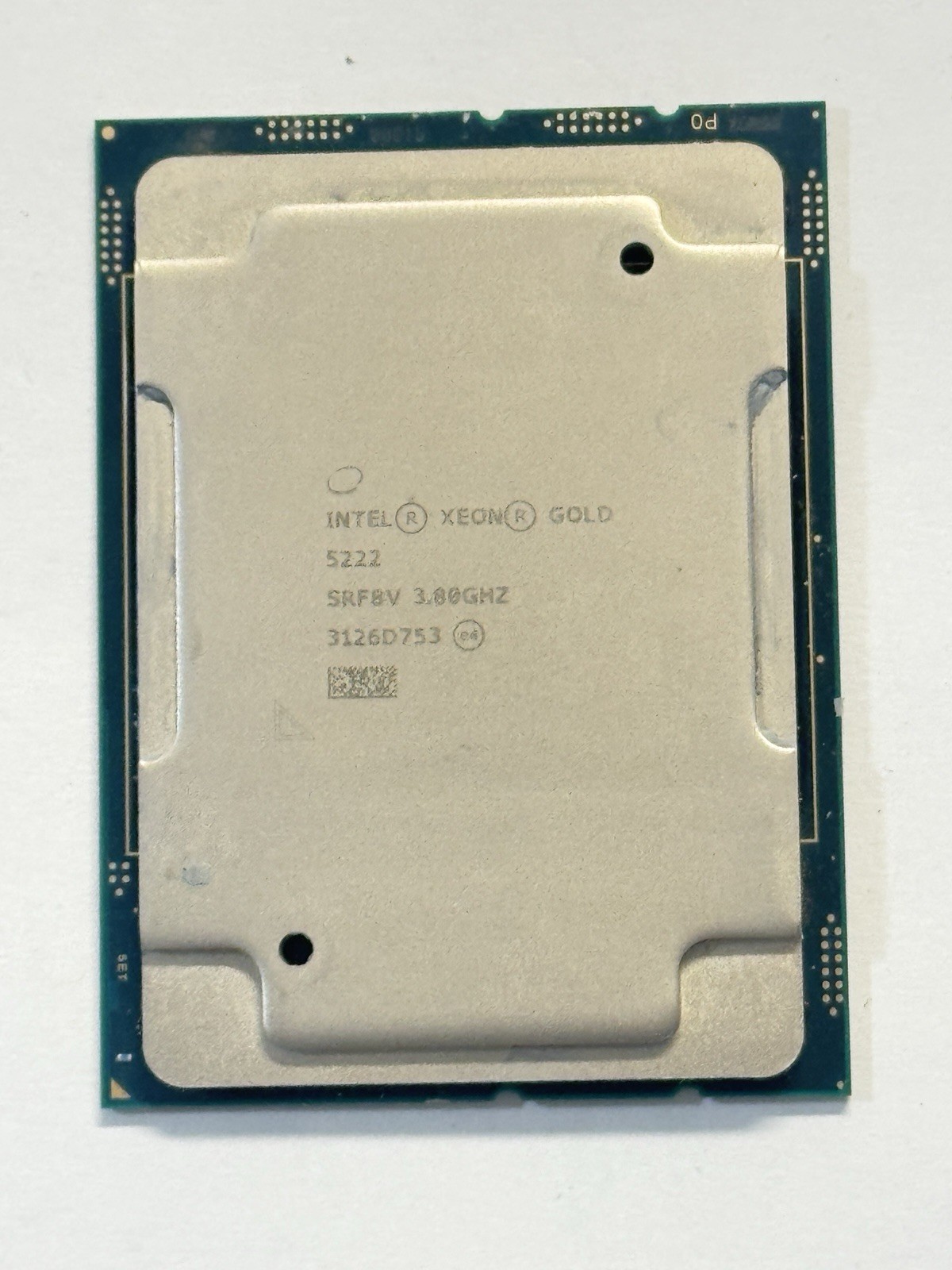 Intel Xeon 5222 Gold 3.8GHz 4 Core 105W 16.5MB Server Processor CPU (SRF8V)