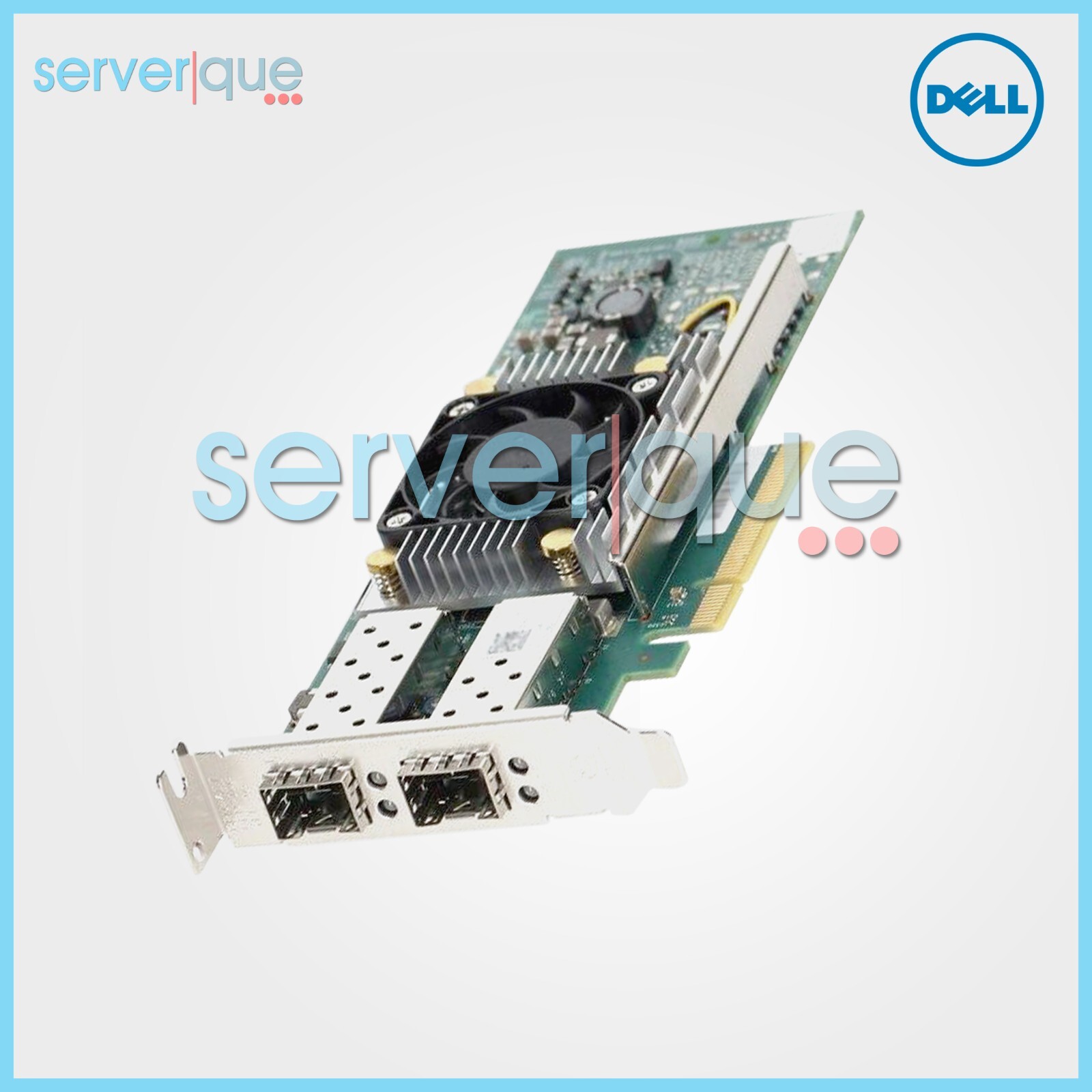 Y40PH Dell Broadcom 10Gbps PCIe 2.0 X8 10GBase-X Dual-Ports SFP+ Network Adapter
