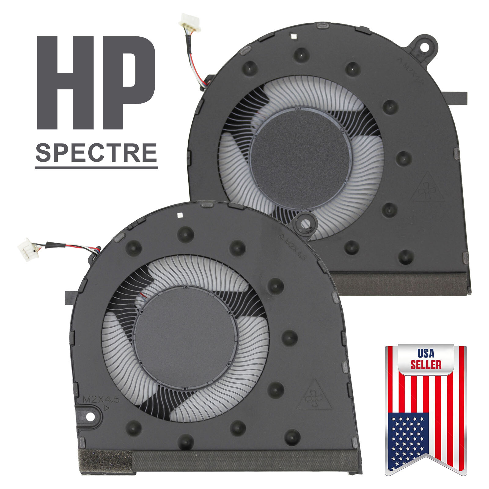 OEM CPU GPU Cooling Fan Replacement For HP Spectre x360 16-F 16T-F M83462-001