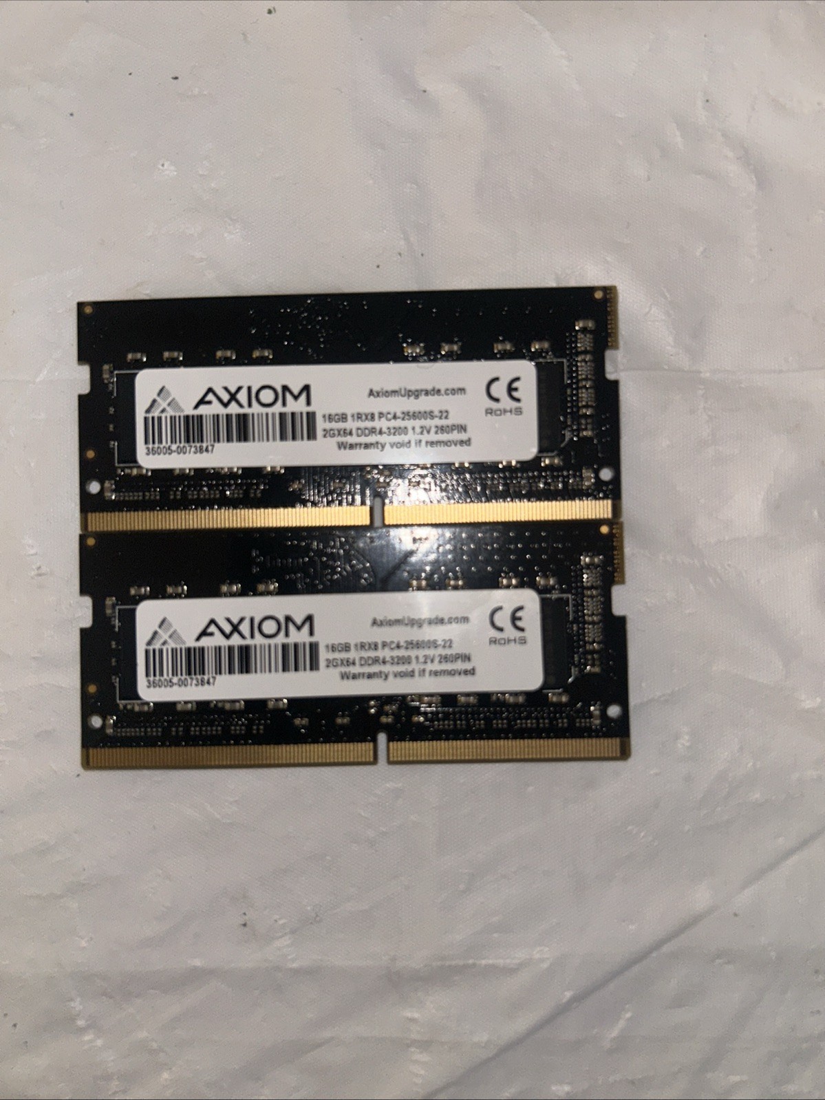 AXIOM 16GB 1Rx8 PC4-25600S-22