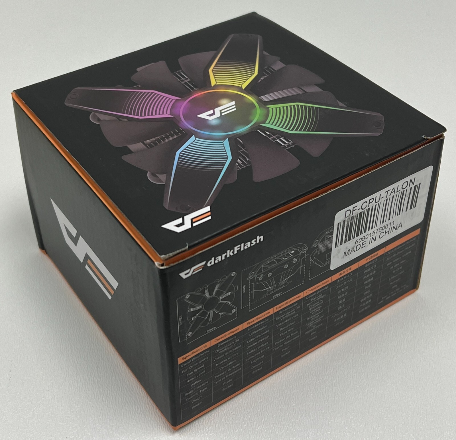 DarkFlash Talon LGA1151 AM4 CPU Cooler RGB PWM Fan Four Heat Pipes DF-CPU-TALON