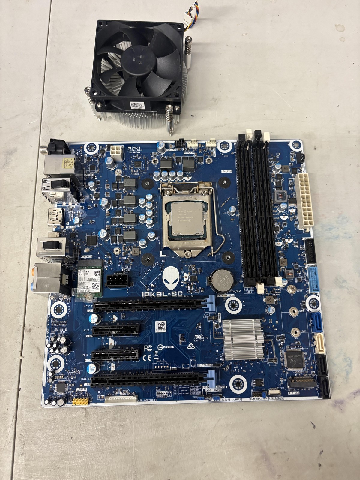 Dell Alienware IPKBL-SC MicroATX Motherboard LGA1151 DDR4 W/ I5-7400 3.0GHz