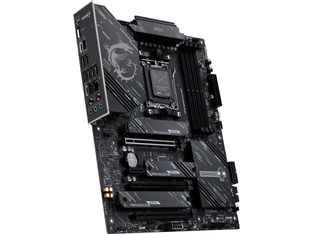 MSI X870E GAMING PLUS WIFI AM5 AMD X870E SATA 6GB/S 5G LAN DDR5 M.2 Wi-Fi 7 ATX