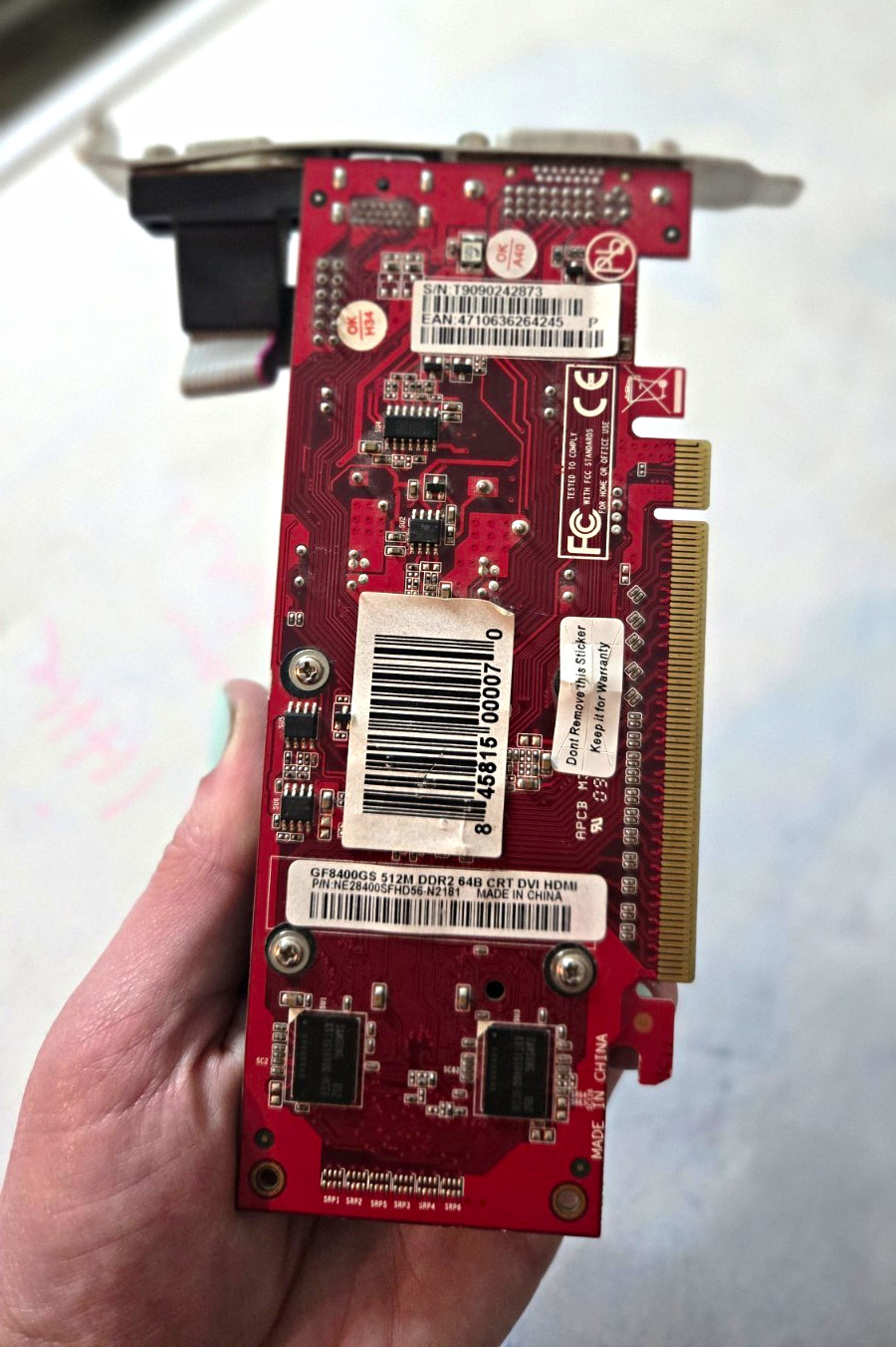 Palit NVIDIA GeForce 9500 GT 1GB DDR2 SFF PCIe x16 Graphics Card DVI HDMI VGA