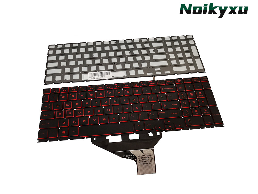 New Black Keyboard Red Backlit For HP OMEN 15-dc1047nr 15-dc1020nr 15-dc1085nr