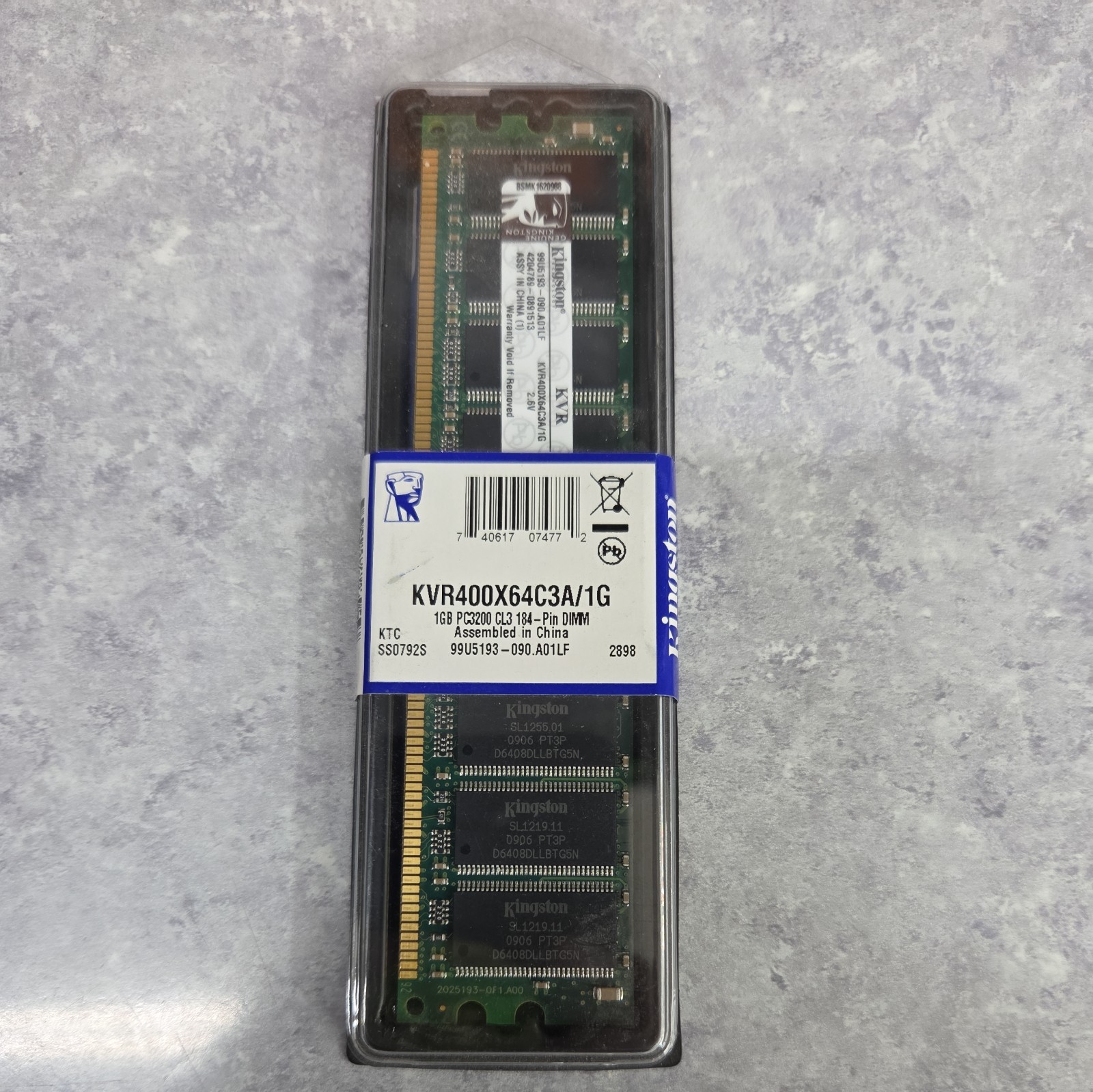 Kingston KVR400X64C3A/1G A-Tech Equivalent 1GB DDR 400 PC3200 Desktop Memory RAM