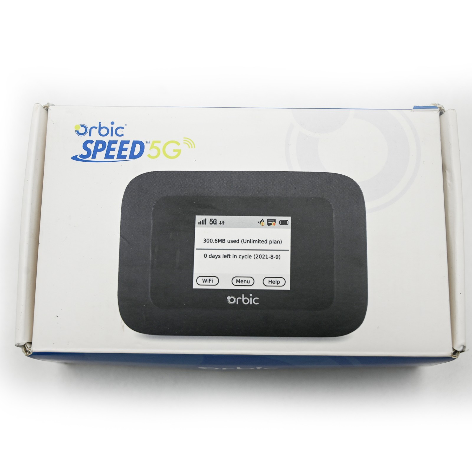 Orbic Portable 5G Internet Model: BTE-4401-R500L5 WiFi VZW-SKU:ORB500L5BVZRT