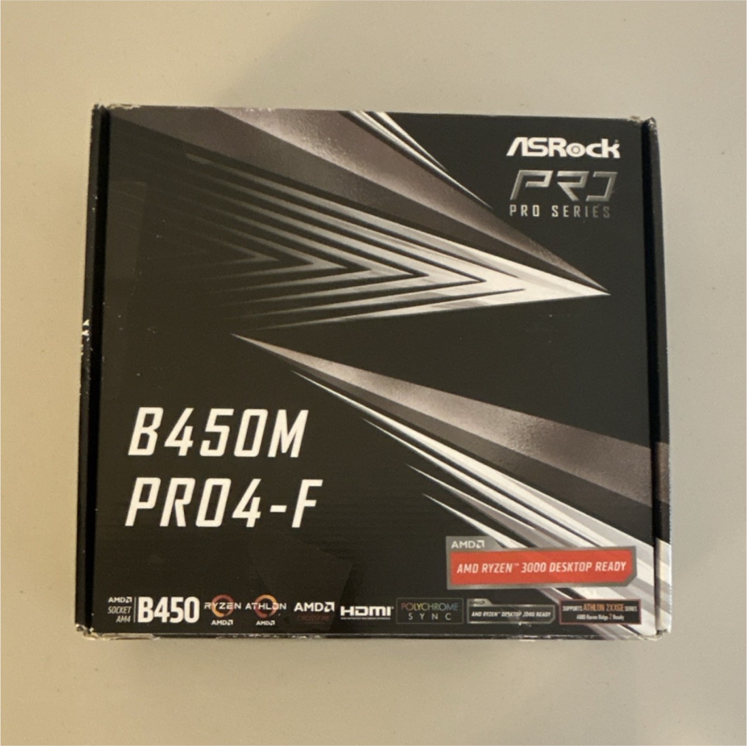 ASRock B450M PRO4-F MicroATX Motherboard Socket AM4 DDR4 (READ DESCRIPTION.)