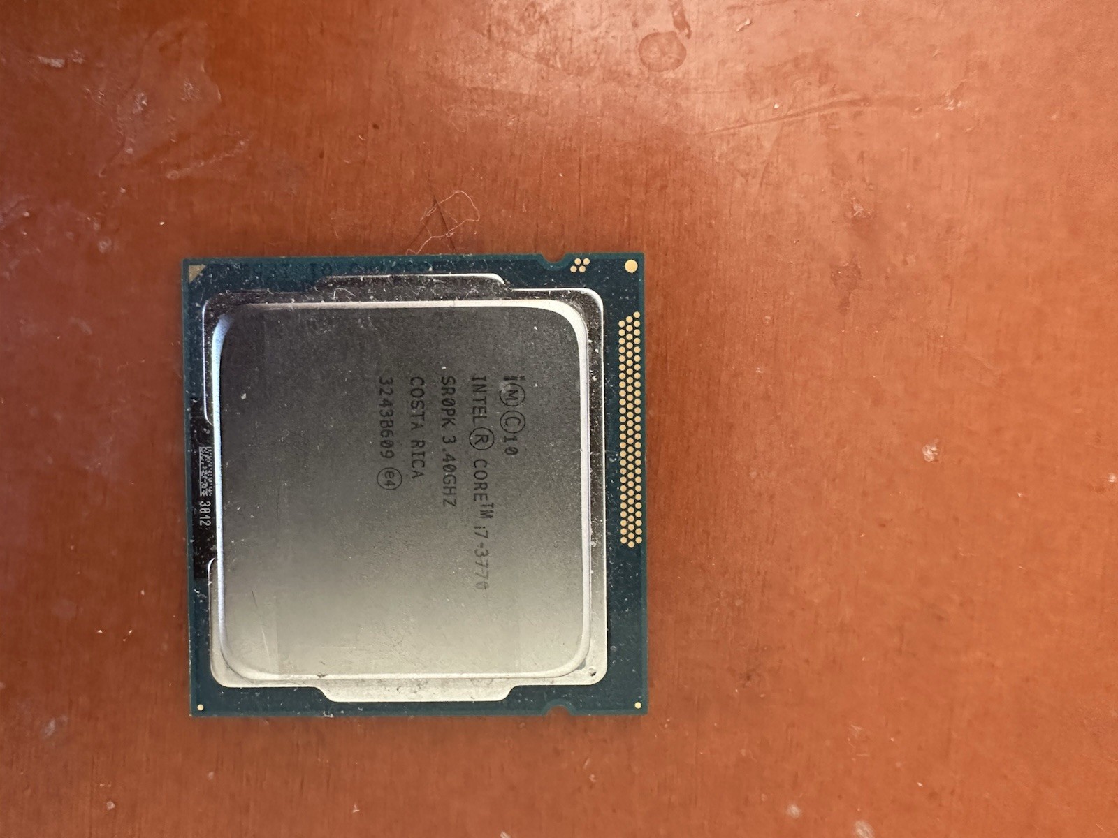 Intel Core I7-3770 Processor (3.40GHz, 4 Cores, Socket H2 LGA-1155) – SR0PK