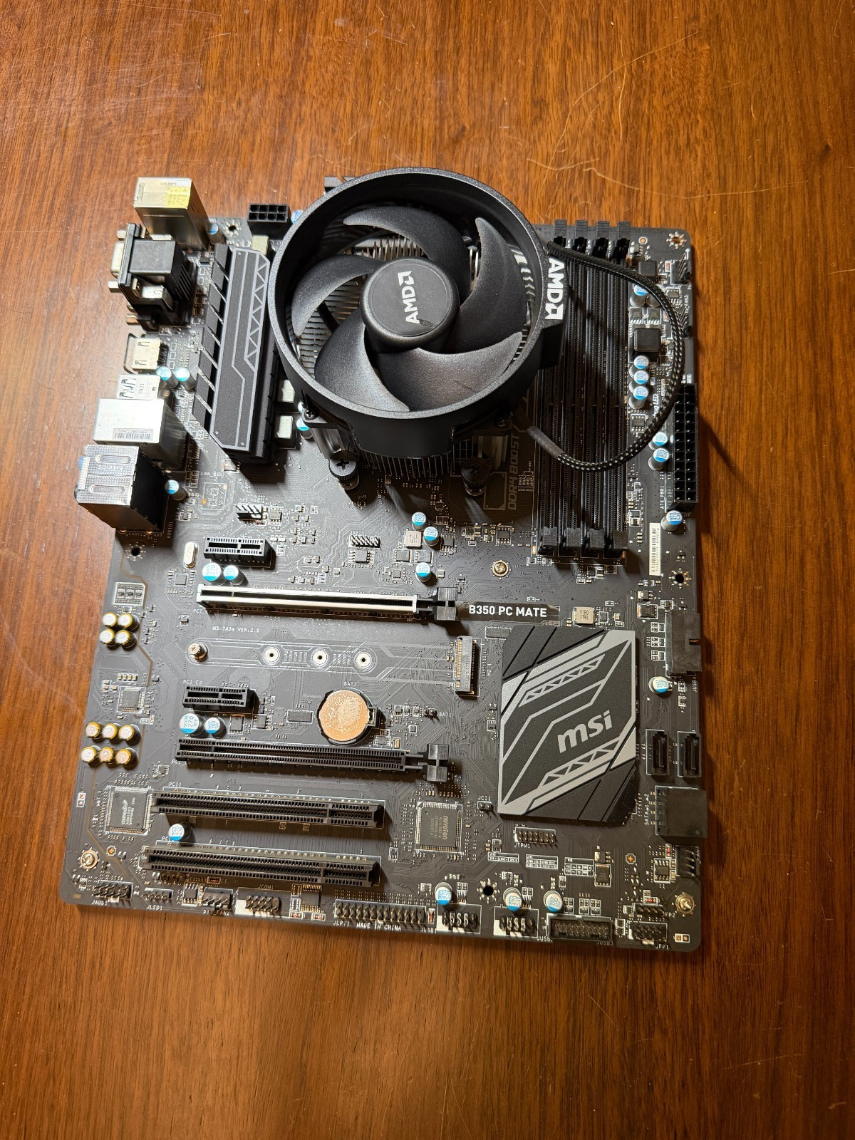 MSI B350 PC MATE motherboard AMD RYZEN 5 Bundle