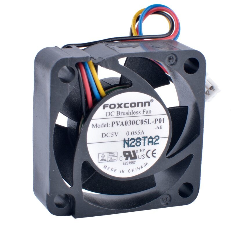PVA030C05L-P01 3010 3cm 30mm 5V 0.055A 4Pin laptop ultra quiet hydraulic fan
