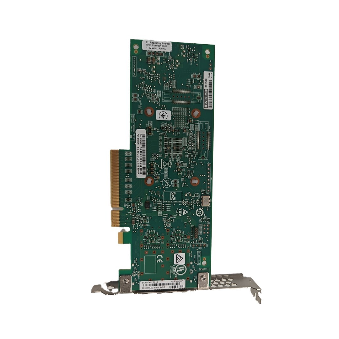 HPE QLE2692-HP P9D94A SN1100Q 16Gb 2P Dual Port FC HBA 853011-001 w/ 2 SFPs