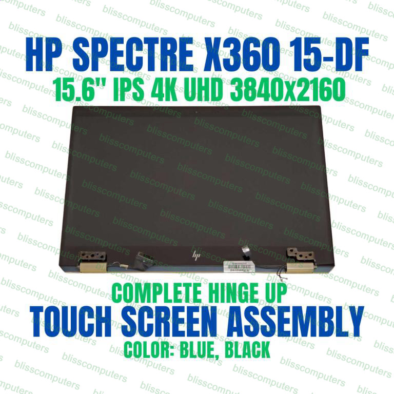 HP 15-DF0033DX 15-DF1033DX 15.6″ UHD LCD Touch Screen Complete Assembly