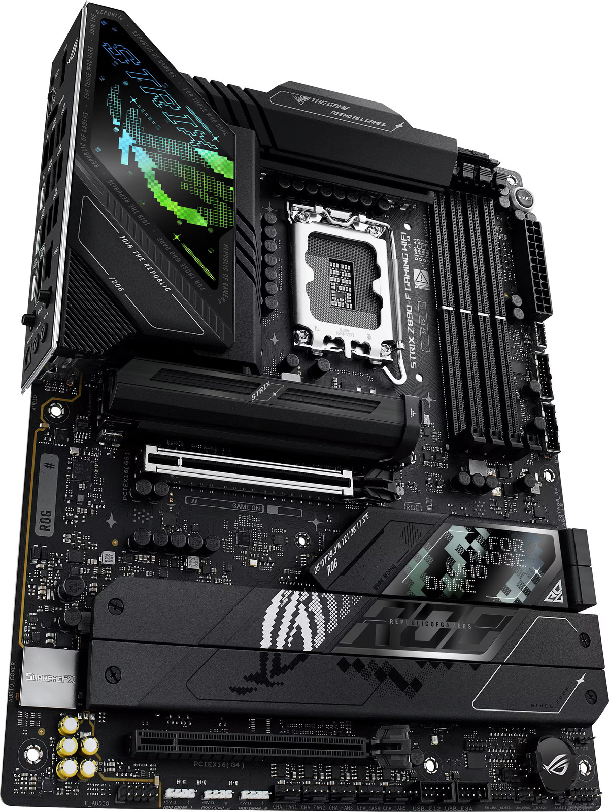 ASUS – ROG STRIX Z890-F GAMING WIFI (Socket LGA 1851) Intel Z890 ATX DDR5 Wi-…