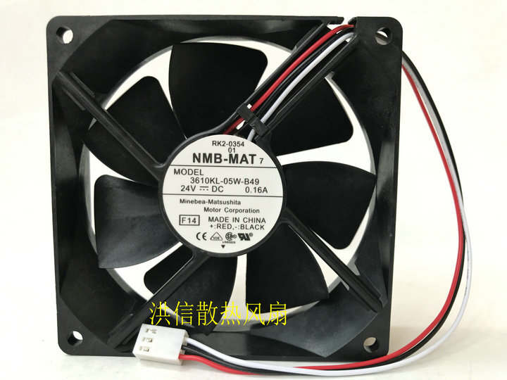 Original Nmb 3610kl-05w-b49 92*25mm 9cm Inverter Cooling Fan Dc24v 0.16A