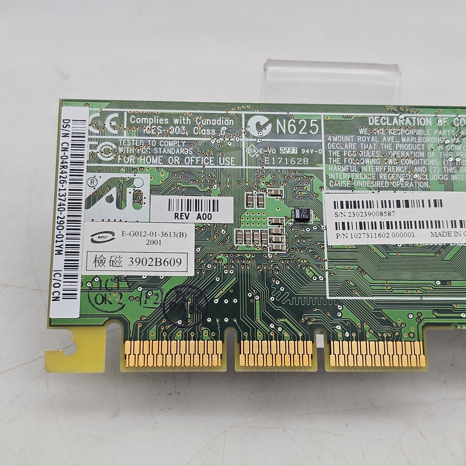 Vintage Retro ATI Rage 128 Ultra 32mb AGP Graphics VGA Video Card GPU 1027311602