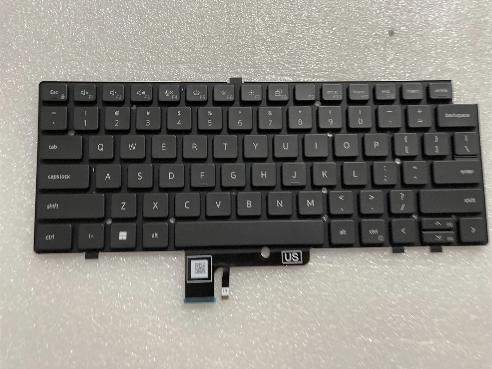 Genuine Dell Latitude 7440 7640 Backlit US English Keyboard – H3DHT 0H3DHT Au At