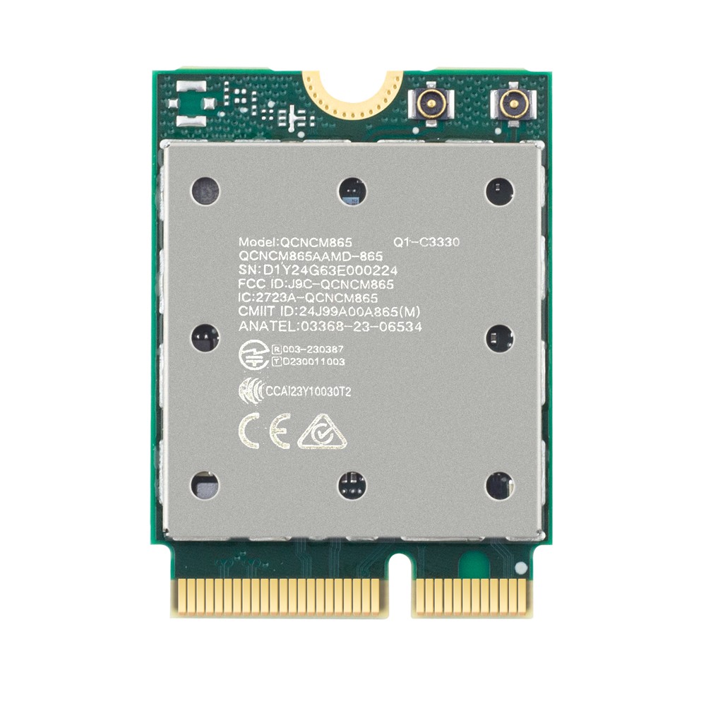 WiFi7 QCNCM865 M.2 Wireless Card Tri-Band 5.8Gbps BT5.3 802.11ax Network Adapter
