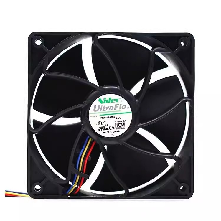 Nidec V12E12BS1B5-07 12038 DC12V 1.85A 6000 RPM 4-Wire Cooling Fan